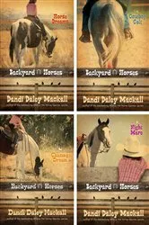 Book cover of Backyard Horses 4-Pack: Horse Dreams / Cowboy Colt / Chasing Dream / Night Mare by Dandi Daley Mackall
