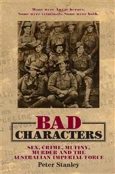 Book cover of Bad Characters by Peter Stanley