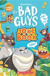 Book cover of Bad Guys Movie 2 Joke Book by Arie Kaplan
