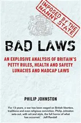Book cover of Bad Laws by Philip Johnston