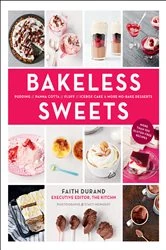Book cover of Bakeless Sweets by Faith Durand