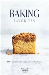 Book cover of Baking Favorites by Williams Sonoma