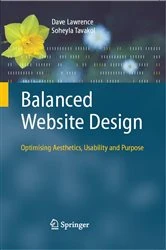 Book cover of Balanced Website Design by Dave Lawrence