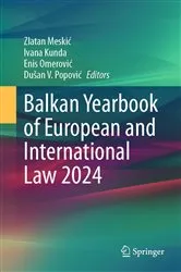 Book cover of Balkan Yearbook of European and International Law 2024 by Zlatan Meskić