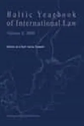 Book cover of Baltic Yearbook of International Law , Volume 4 (2004) by Unknown