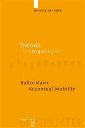 Book cover of Balto-Slavic Accentual Mobility by Thomas Olander