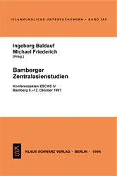 Book cover of Bamberger Zentralasienstudien by Ingeborg Baldauf