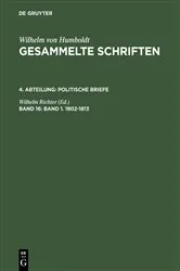Book cover of Band 1. 1802–1813 by Wilhelm Richter