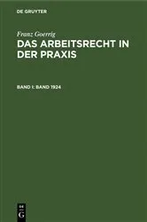 Book cover of Band 1924 by Franz Goerrig