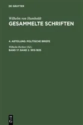 Book cover of Band 2. 1813–1835 by Wilhelm Richter