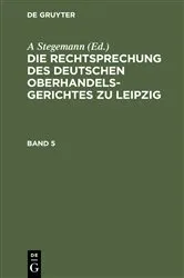 Book cover of Band 5 by A. Stegemann