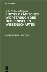 Book cover of Bandage – Blutfluss by D. W. H. Busch