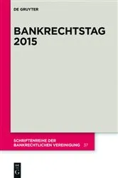 Book cover of Bankrechtstag 2015 by Elke Gurlit