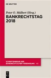 Book cover of Bankrechtstag 2018 by Peter O. Mülbert