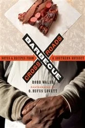 Book cover of Barbecue Crossroads by Robb Walsh