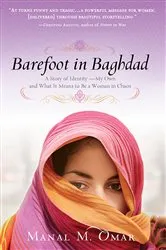 Book cover of Barefoot in Baghdad by Manal Omar