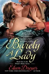 Book cover of Barely a Lady by Unknown