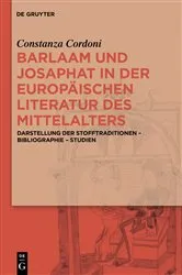 Book cover of Barlaam und Josaphat in der europäischen Literatur des Mittelalters by Constanza Cordoni