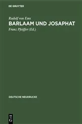 Book cover of Barlaam und Josaphat by Rudolf von Ems