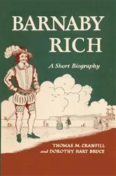 Book cover of Barnaby Rich by Thomas Mabry Cranfill
