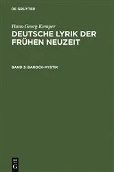 Book cover of Barock-Mystik by Hans-Georg Kemper