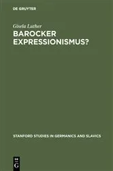 Book cover of Barocker Expressionismus? by Gisela Luther