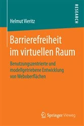 Book cover of Barrierefreiheit im virtuellen Raum by Helmut Vieritz