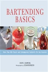 Book cover of Bartending Basics by Cheryl Charming