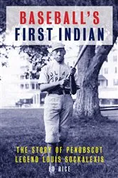 Book cover of Baseball's First Indian by Ed Rice