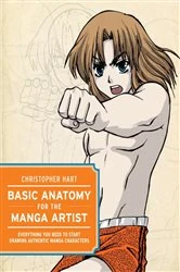 Book cover of Basic Anatomy for the Manga Artist by Christopher Hart