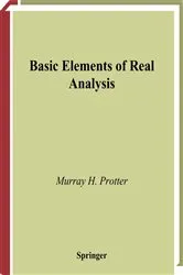 Book cover of Basic Elements of Real Analysis by Murray H. Protter
