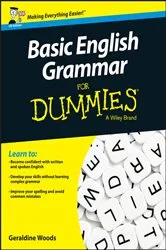 Book cover of Basic English Grammar For Dummies, UK Edition by Geraldine Woods