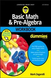 Book cover of Basic Math & Pre-Algebra Workbook For Dummies with Online Practice (3rd ed.) by Unknown