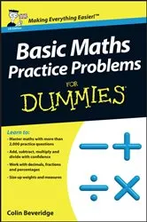 Book cover of Basic Maths Practice Problems For Dummies, UK Edition by Unknown