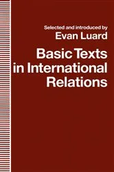 Book cover of Basic Texts in International Relations by Evan Luard