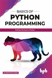 Book cover of Basics of Python Programming by Pratiyush Guleria
