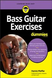 Book cover of Bass Guitar Exercises For Dummies by Patrick Pfeiffer