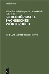 Book cover of (Batschebierch - Beute) by Adolf Schullerus