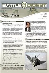 Book cover of Battle Digest: Desert Storm by Christopher J. Petty