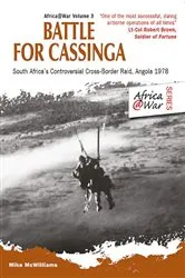 Book cover of Battle for Cassinga by Mike McWilliams