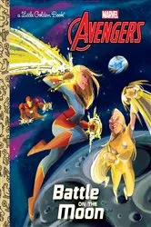 Book cover of Battle on the Moon (Marvel Avengers) by John Sazaklis