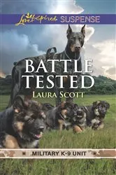 Book cover of Battle Tested by Laura Scott