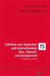 Book cover of Baulaerm und Sozialadaequanz by Axel Wirth