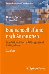 Book cover of Baumangelhaftung nach Ansprüchen (2nd ed.) by Christian Zanner