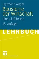 Book cover of Bausteine der Wirtschaft (15th ed.) by Hermann Adam