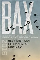 Book cover of BAX 2016 by Seth Abramson