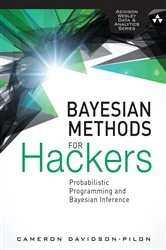 Book cover of Bayesian Methods for Hackers by Cameron Davidson-Pilon