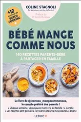 Book cover of Bébé mange comme nous by Coline Stagnoli