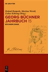 Book cover of Büchners Dinge by Roland Borgards