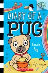 Book cover of Beach Pug: A Branches Book (Diary of a Pug #10) by Kyla May